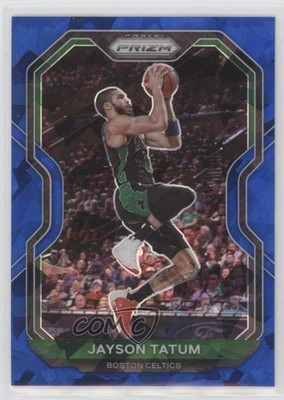 2020-21 Panini Prizm Blue Ice Prizm /125 Jayson Tatum #119 uk2