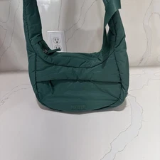 Athleta All About Small Crossbody Hobo Bag Trillium Green
