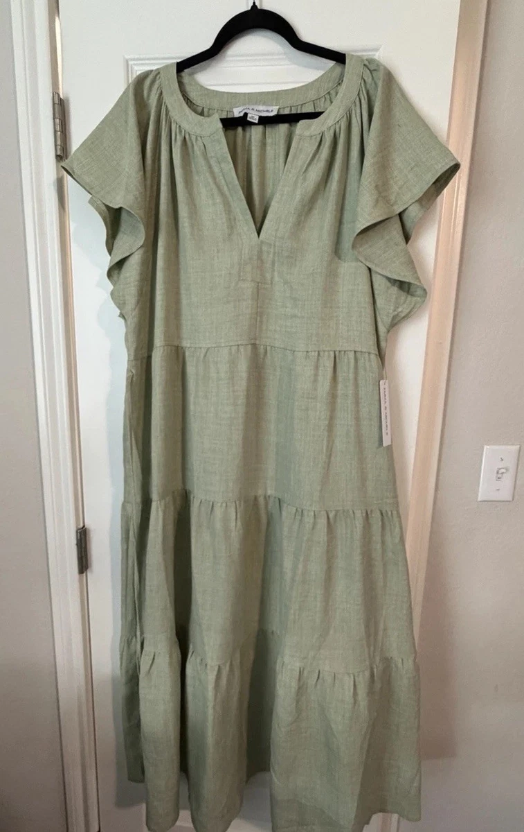 eyeshadow to wear with blue dress Emma & Michele Sleeveless Scoop Neck Stripped Jumpsuit