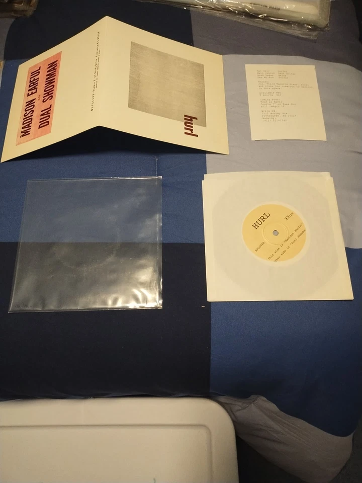 HURL Madison Earful NM 1995 MY PAL GOD 7" Scarce Shoegaze Indie Noise Rock HEAR! - Image 2 of 4