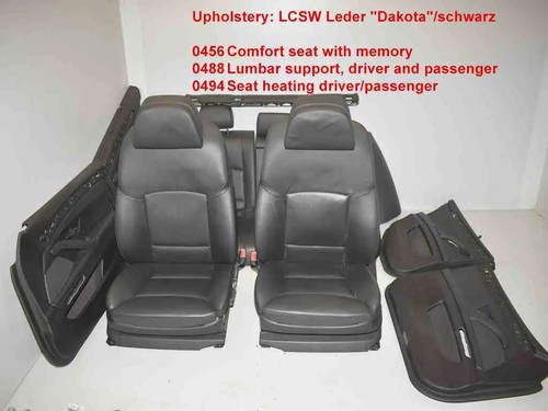 BMW F11 5er Innenausstattung Leder Komfortsitze Sitze Sitzheizung Memory schwarz