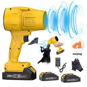 Puissant 20V Souris sans fil 50000RPM Eventail à réaction - Électrique Air Duster & Séchoir