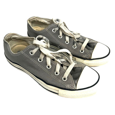 Converse Chuck Taylor All Star Old School Gray Shoes Sneakers Womens US 6 Lace
