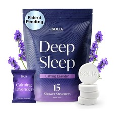 Solia Lavender Shower Steamers Aromatherapy 15-Pack - 15-Pack, Deep Sleep