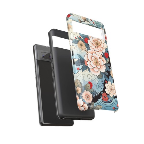 Japanese Floral Art - Tough Phone Case - iPhone, Galaxy, Google Pixel Models - 第 126/203 張圖片