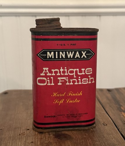Minwax Antique Oil Finish 1/2 Pint Hard Finish Soft Lustre- READ