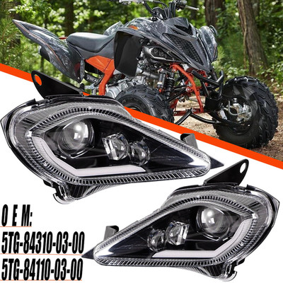für Yamaha Raptor YFM700/350/250R/YFZ450R/X Wolverine 450/350 LED Scheinwerfer