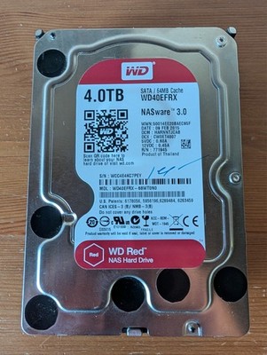 Western Digital Red 4TB SATA 3,5 Zoll (WD40EFRX) NASware