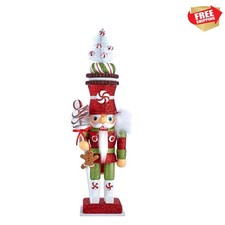 Kurt Adler 13.5-Inch Hollywood Candy Soldier Nutcracker