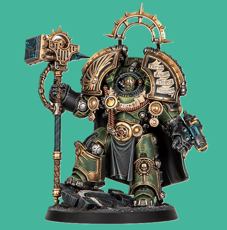 Warhammer Praetor in Saturnine Terminator Armour Horus Heresy NEW NO BOX