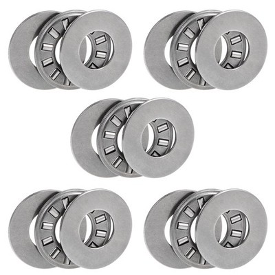 5PACK TC613+2TRA Thrust Needle Roller Bearings with Washer 3/8''x13/16''x5/64''