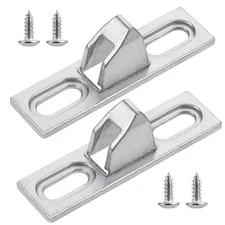 2 Pcs Sliding Door Keeper Sliding Glass Lock Retainer Sliding Door Latch