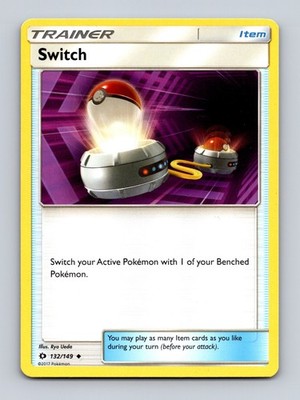 TCG Pokemon Karte Switch SM01 132/149 Eng Ryo Ueda SM Base Set