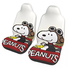 Cute Snoopy Cartoon Peanuts Comic Car Seat Covers Car Accessories