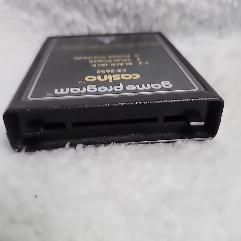 Atari 2600 CASINO CX-2652 Game Program 1979 Video Game Cartridge - Image 3 of 4