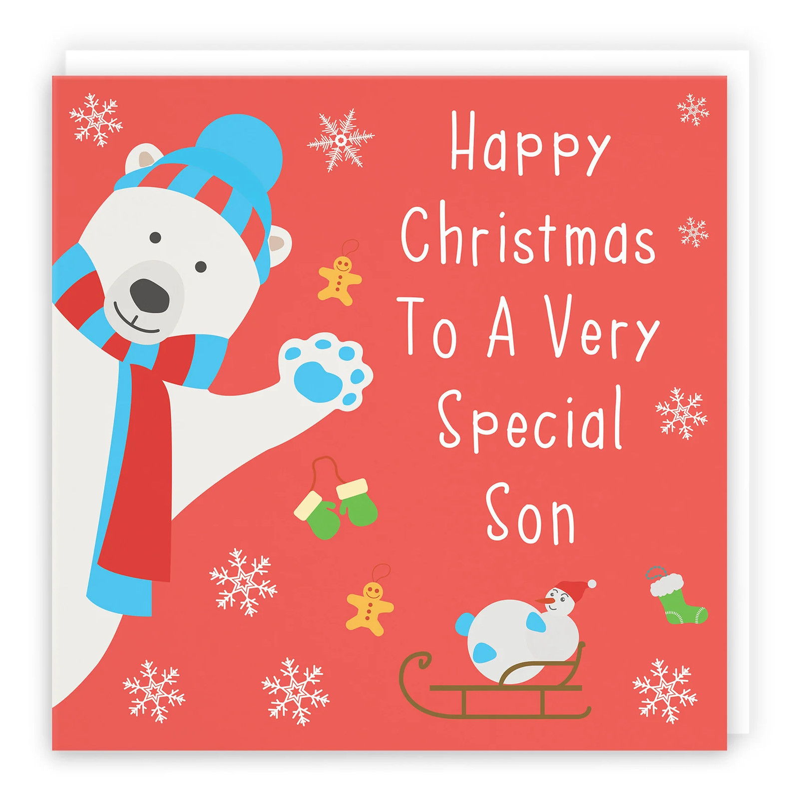 Son Christmas Card Iconic