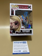 Jennifer Tilly Signed Bride Of Chucky Tiffany Bloody Funko 1695 Z