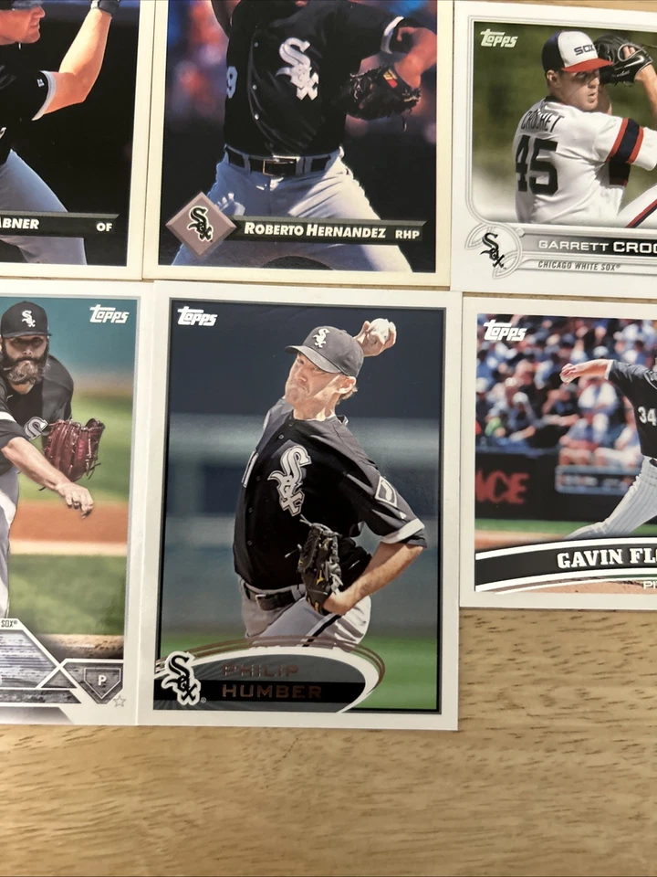 Colección de tarjetas de béisbol de los Medias Blancas de Chicago (10 tarjetas) Foto 4 de 4