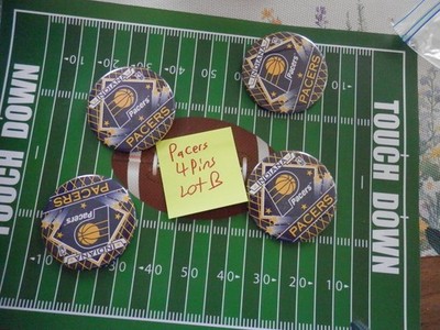 Indiana Pacers 4 pin vintage/new 1990's Lot B