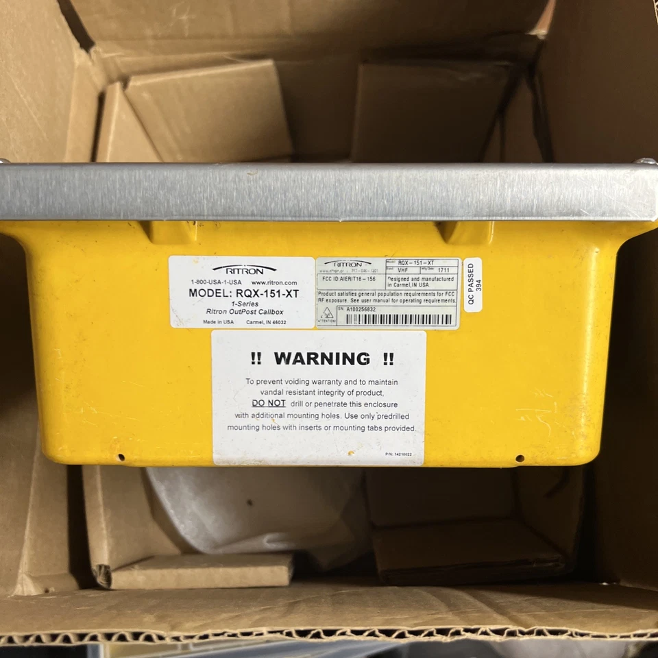 Ritron RQX-151-XT Outpost Callbox (VHF) #2 - Image 2 of 4