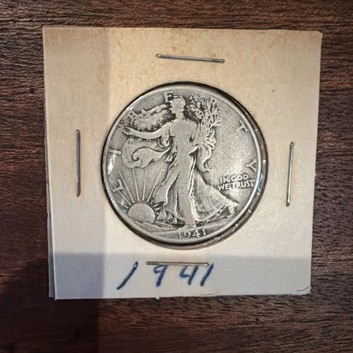 1941 50C Walking Liberty Half Dollar- C10