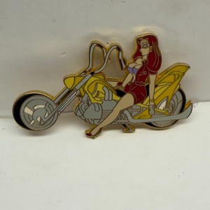 Disney PIN Jessica Rabbit Fantasy Unofficial ? Rare Motorcycle LTD / 100