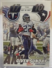 DERRICK HENRY 2023 PRESTIGE ANY GIVEN SUNDAY #AGS-8 TENNESSEE TITANS RAVENS