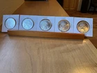 2021 2022 Justice 1 oz 999 Silver Shield BU Golden State Mint Set of 5 Spotted
