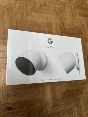 Google GA01894-GB Nest Cam Full HD 1080p Weiß Indoor oder Outdoor Smart Neu
