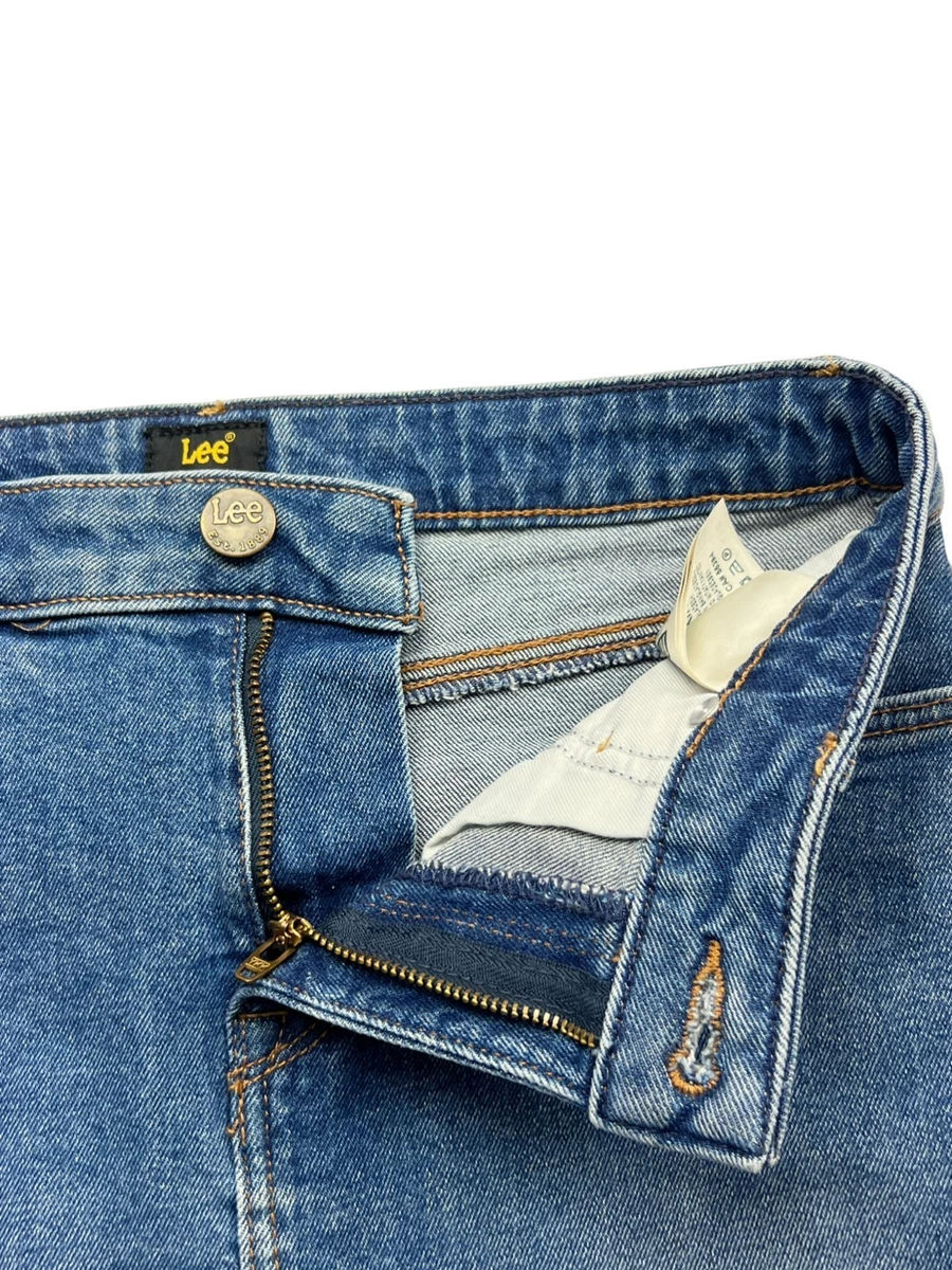 Lee Damen Minirock Mid Denim Azul Talla W26