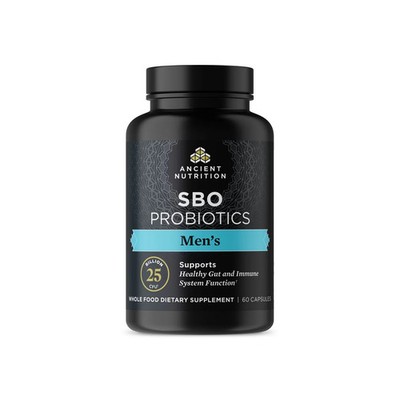 Ancient Nutrition Once Daily Men's SBO Probiotics 25 Billion CFU 30 Capsules 