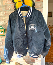 Ford Motors Cleveland Engine Plant No 1 Nylon Jacket Coat 1950s Lg