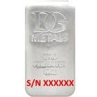 10 oz Silver Bar Dillon Gage .999 Fine Silver Bullion Bar