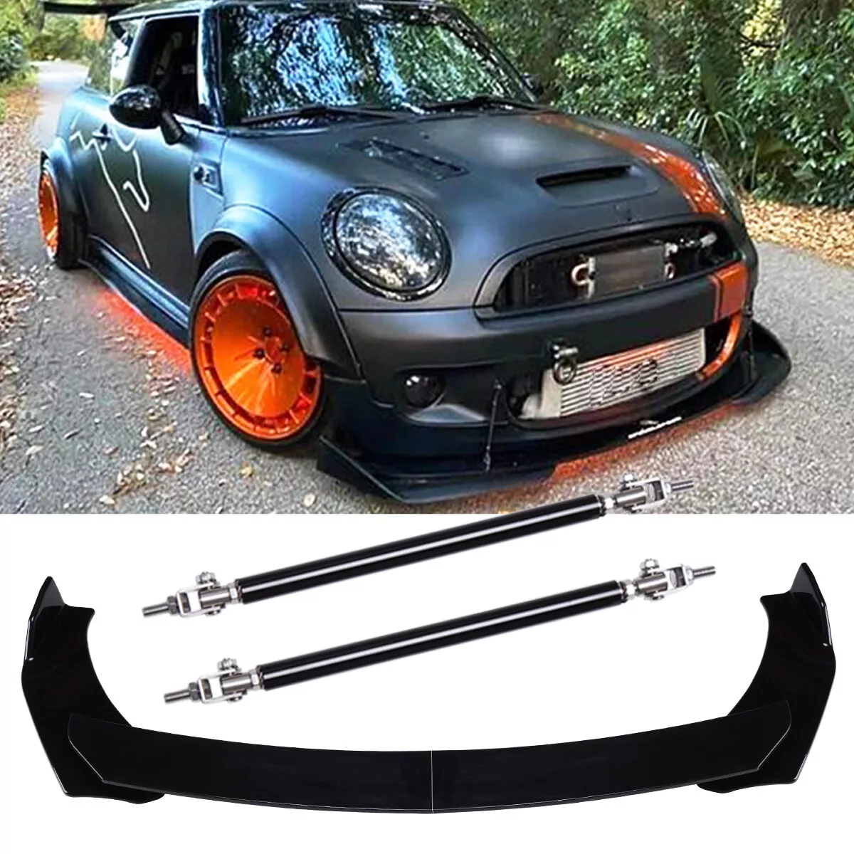 Mini cooper online r56 front splitter