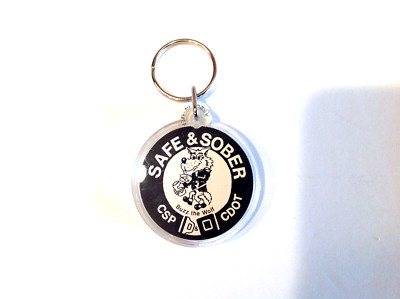 Colorado State Patrol CDOT Keychain-Don't Drink