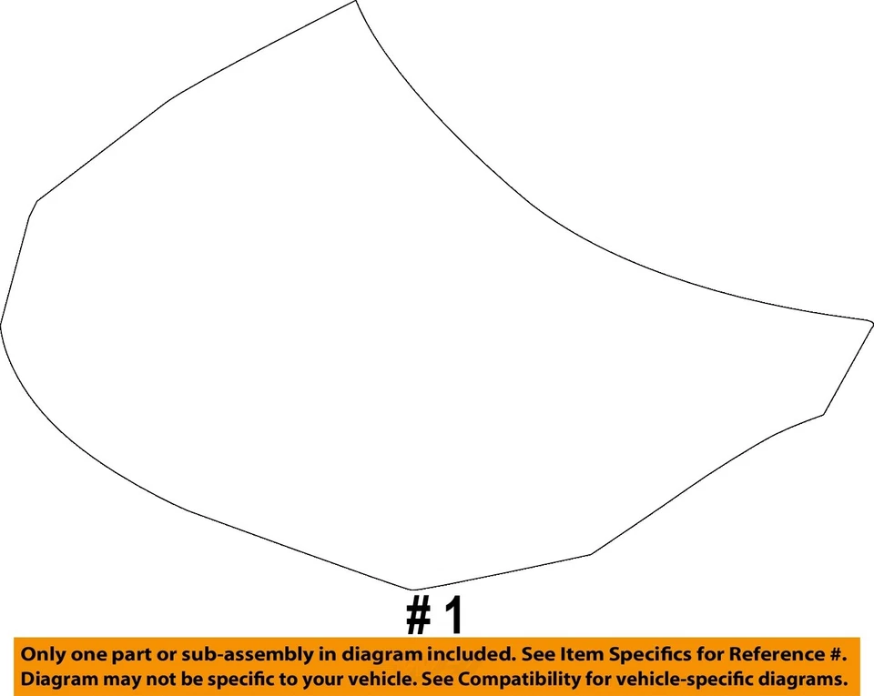 Used Hood fits: 2014 Nissan Sentra Grade A Foto 4 de 4