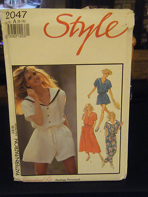 Style 2047 Misses Dress & Jumpsuit Pattern - Size 8-18