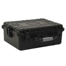 Portable Flight Case Black 21.7"x16.9"x8.3" PP vidaXL