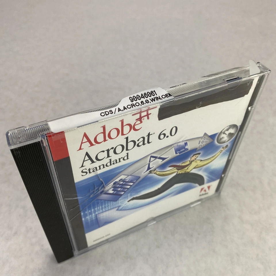 Adobe Acrobat 6.0 Standard 90046061 Windows CD w/ OEM Serial Number - Image 2 of 4