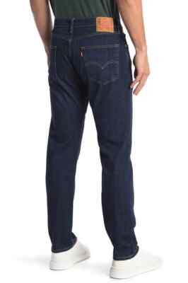 Levi's 502 Men's Denim Taper Fit Jeans Color Dark Blue 295070768