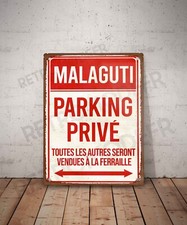 Plaque métal vintage Malaguti