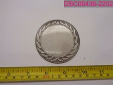 QTY 47; Blank Silver Medals Award 2-3/4" Diameter 1/16" Thick