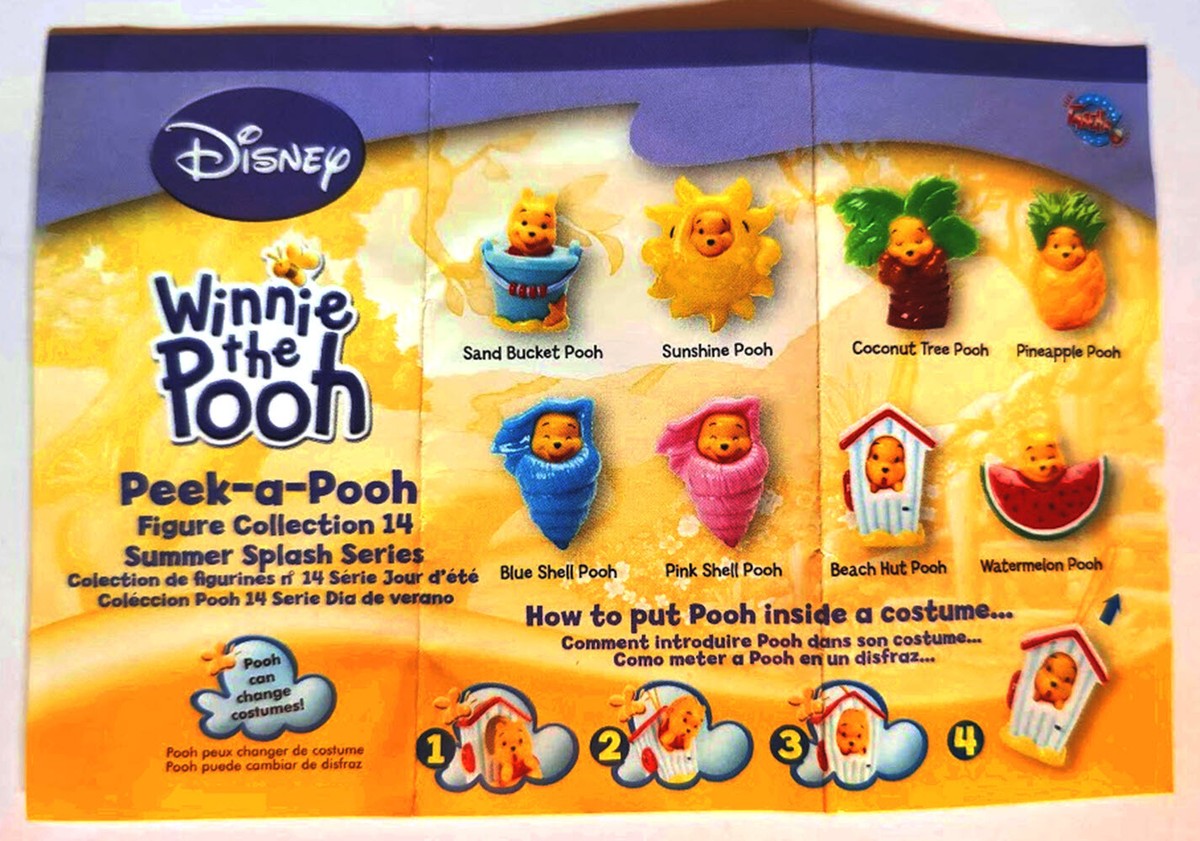 【Duffy pooh】 DISNEY PEEK-A-POOH SUMMER SPLASH SERIES 14 SUNSHINE POOH
