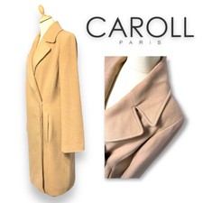Caroll Women’s Cashmere/wool Coat Size 40 (uk Size 12)