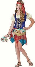 Halloween Costume GYPSY'S SPELL Girls Tweens L 12-14 Fortune Teller Complete NEW