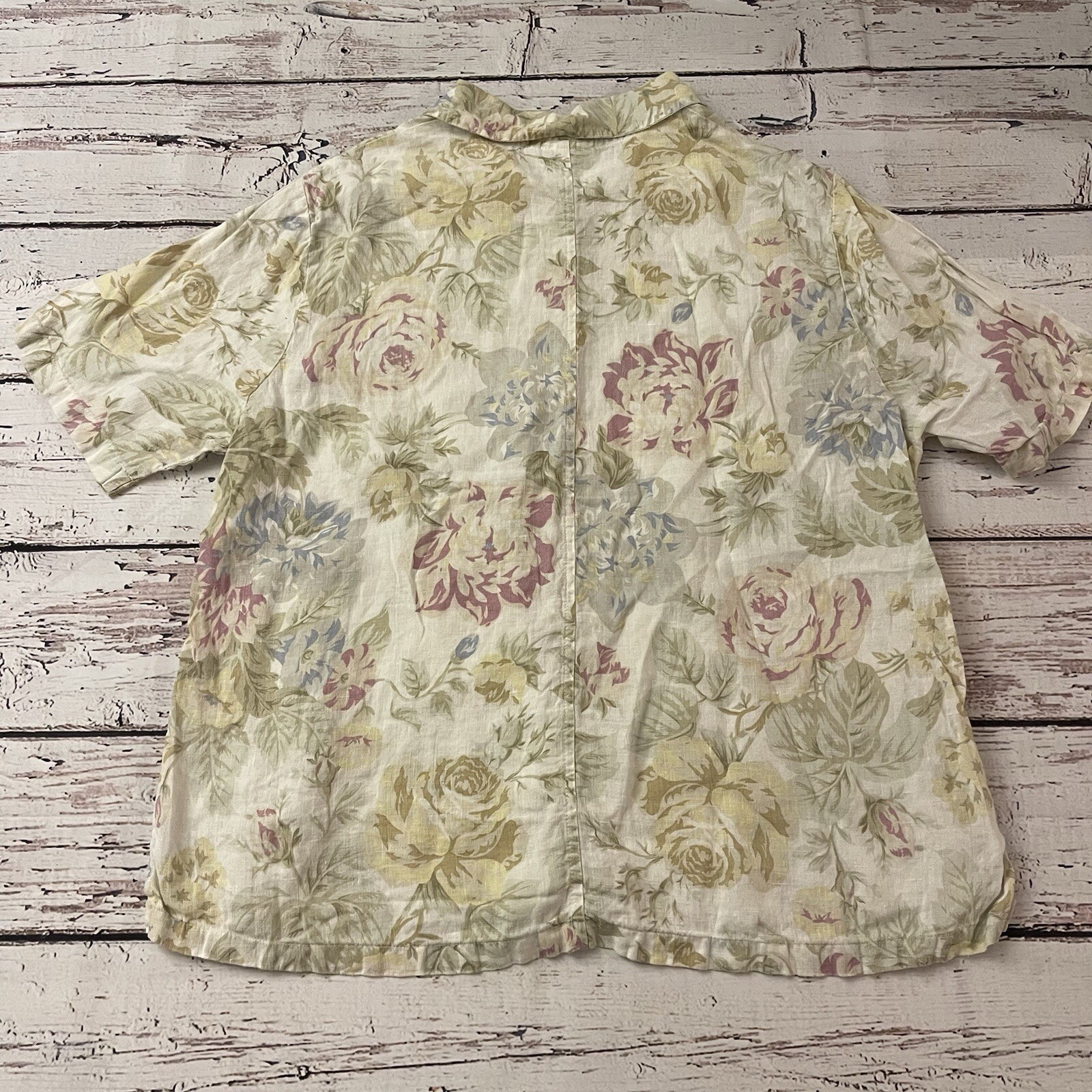 Ideas 4 Elements Linen Button Down Women’s Size X… - image 6