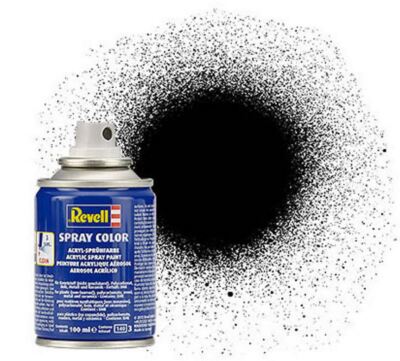 Revell 34302 Spray Color schwarz seidenmatt 100 ml Neu