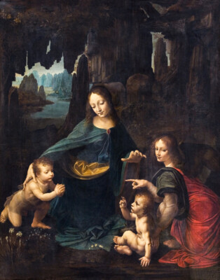Leonardo da Vincis Die Jungfrau der Felsen (ca. 1601-1700