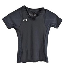 Girls Fitted Athletic Shirt Under Armour Size Small Heat Gear Wrestling MMA