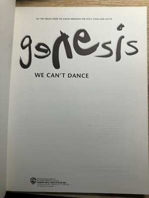 Genesis, We Can't Dance, Songbook | eBay